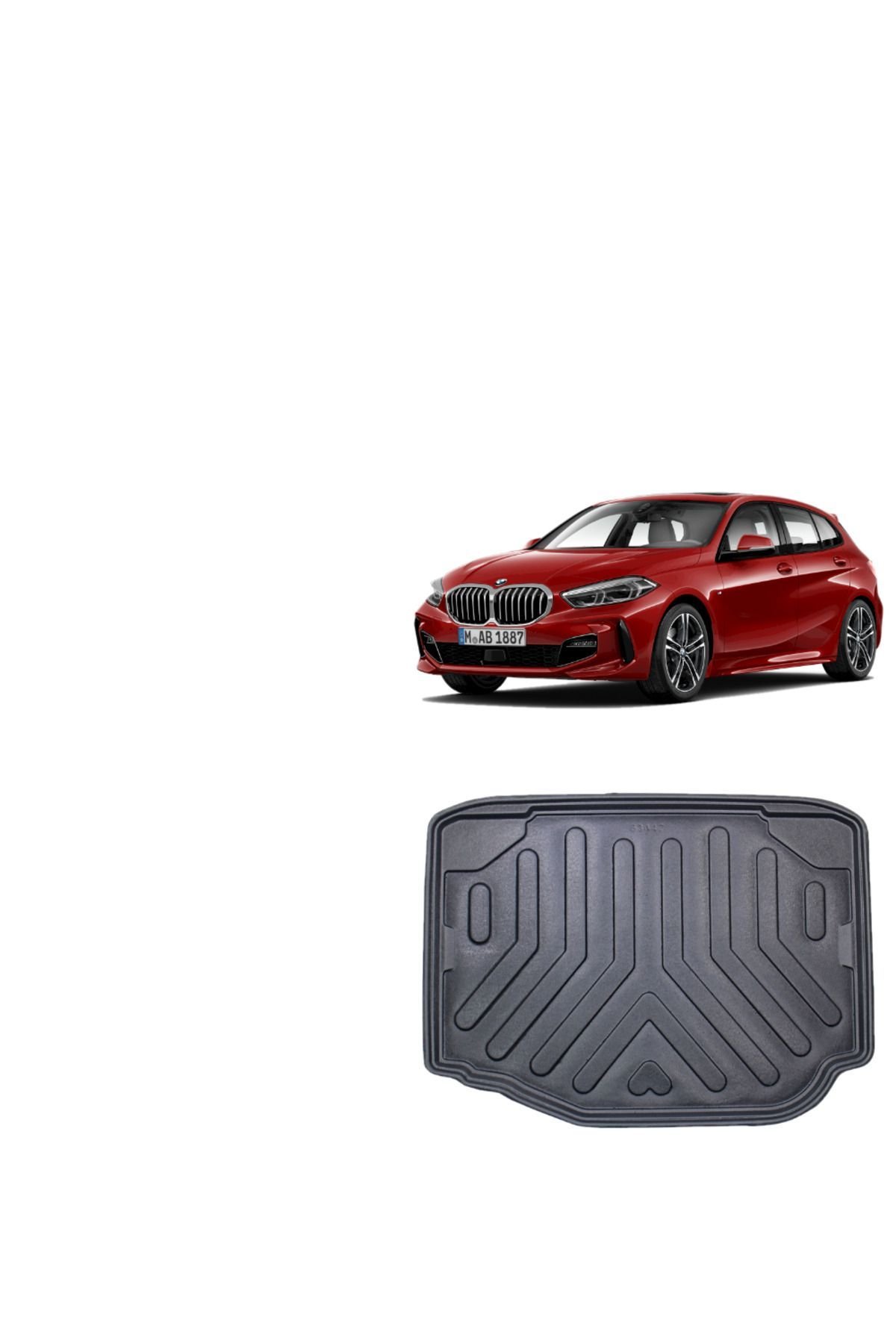 Bmw 1 Serisi 2021 Model F40 alt Kademe 3D Bagaj Havuzuu