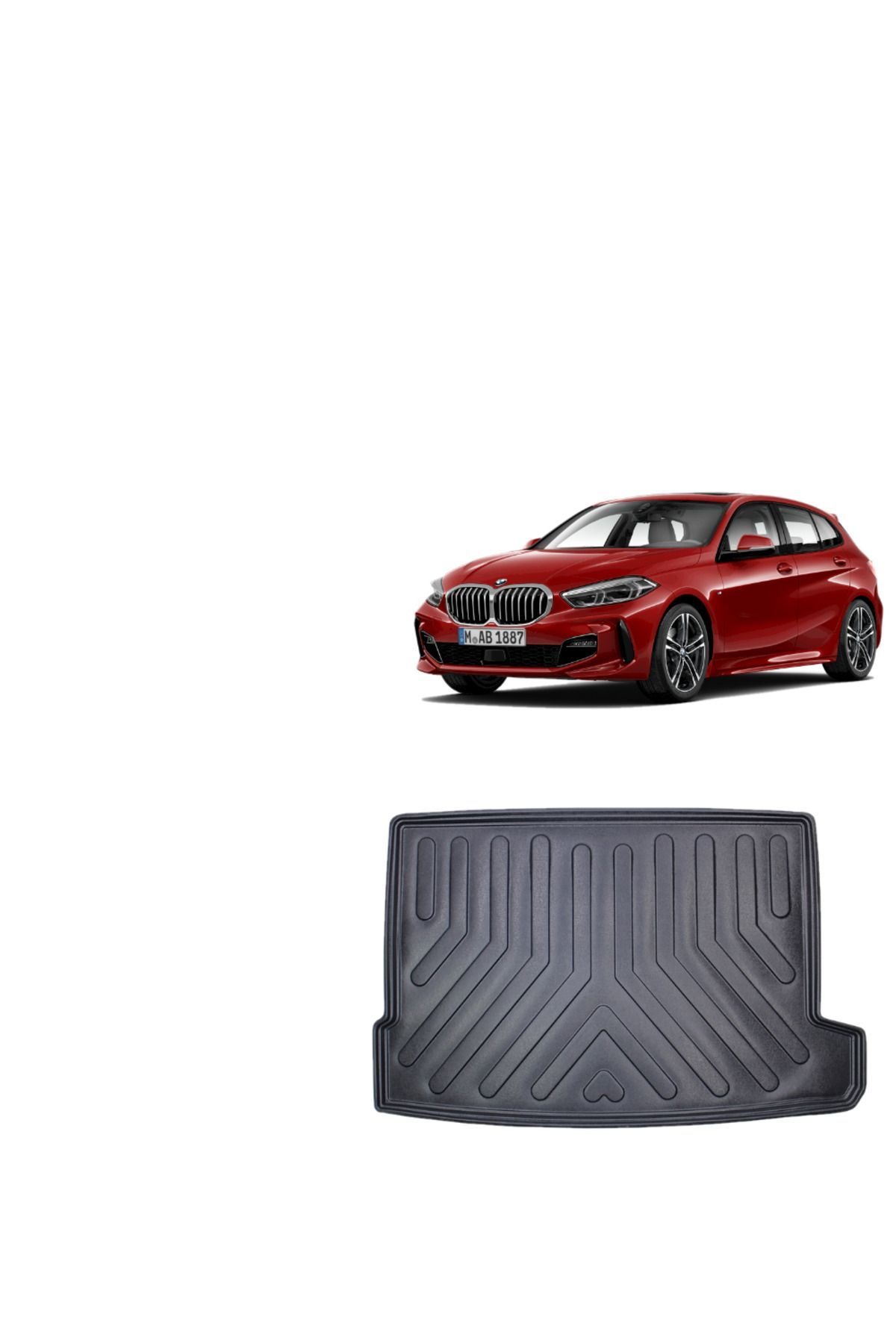 Bmw 1 Serisi 2022 Model F40 Üst Kademe 3D Bagaj Havuzu