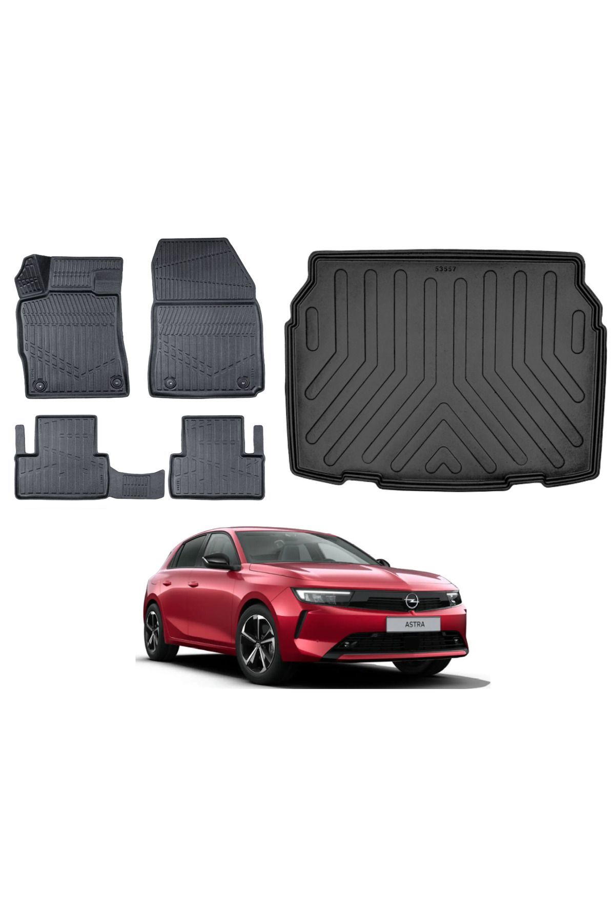 Opel Astra L 2025 Model Alt Bagaj Havuzu Paspas Takımı Maxi Eva Serisi