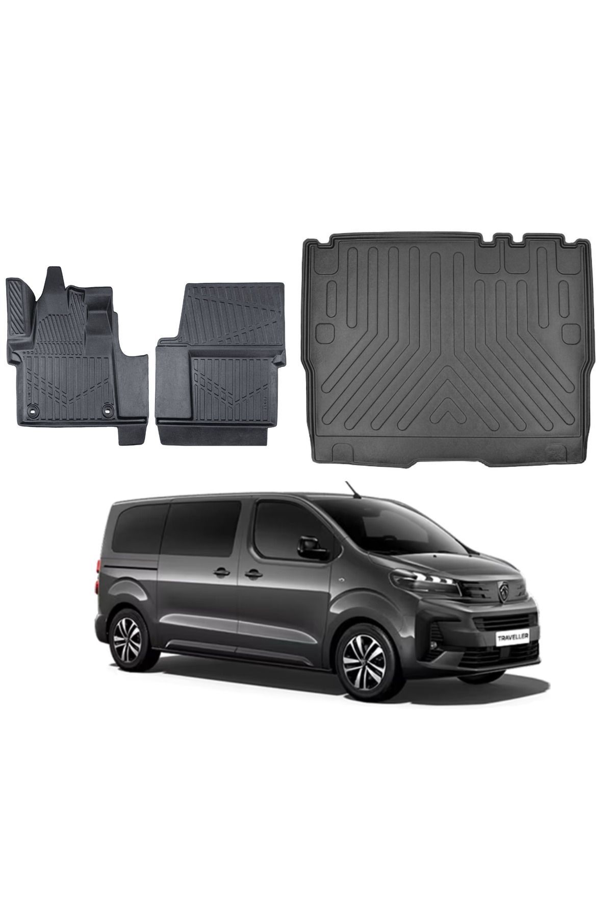 Peugeot Expert Traveller 2024 Model Bagaj Havuzu Paspas Takımı Pro Eva Serisi