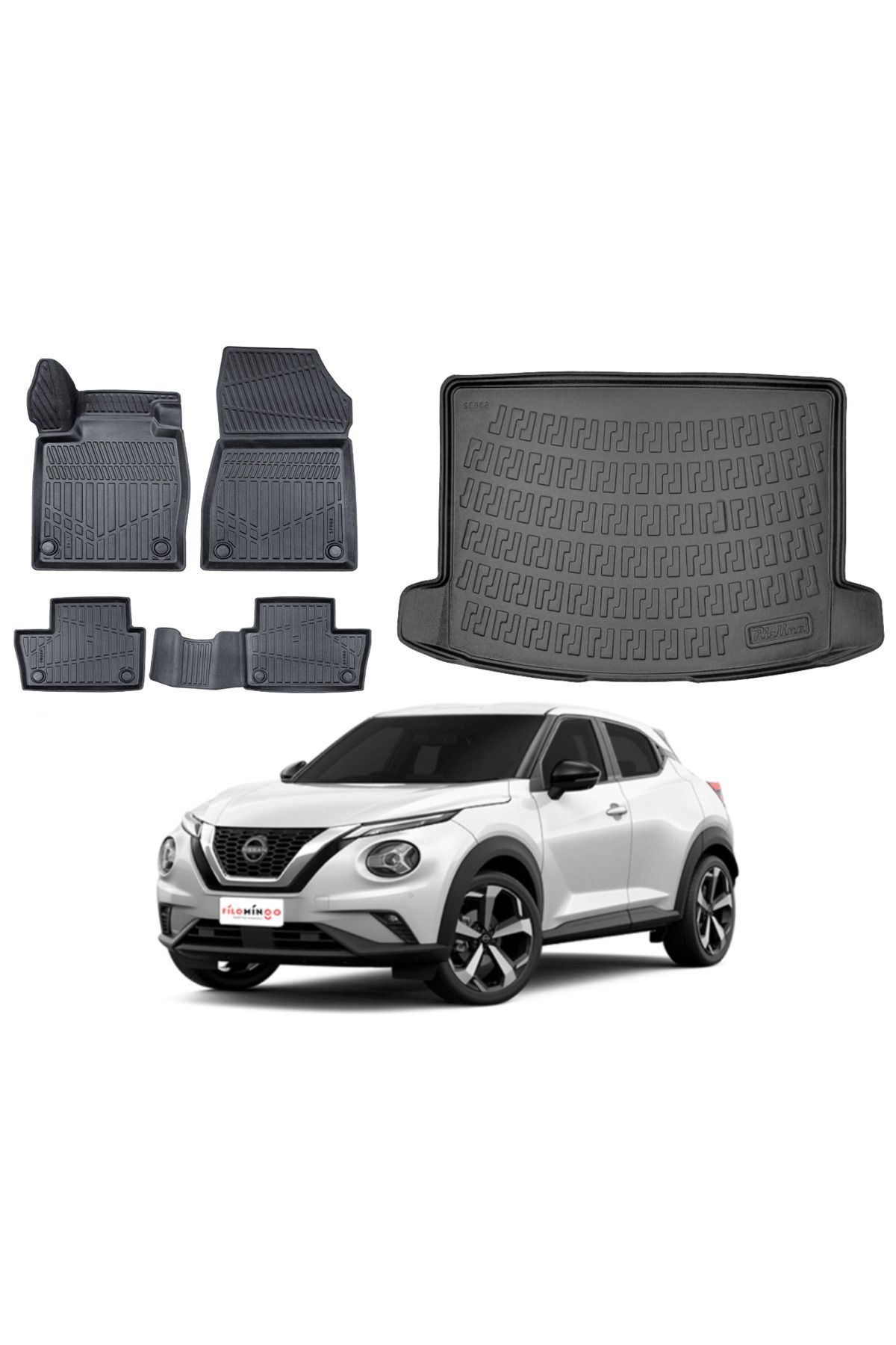 Nisan Juke 2024 Model Üst Bagaj Havuzu Paspas Takımı Pro Eva Serisi
