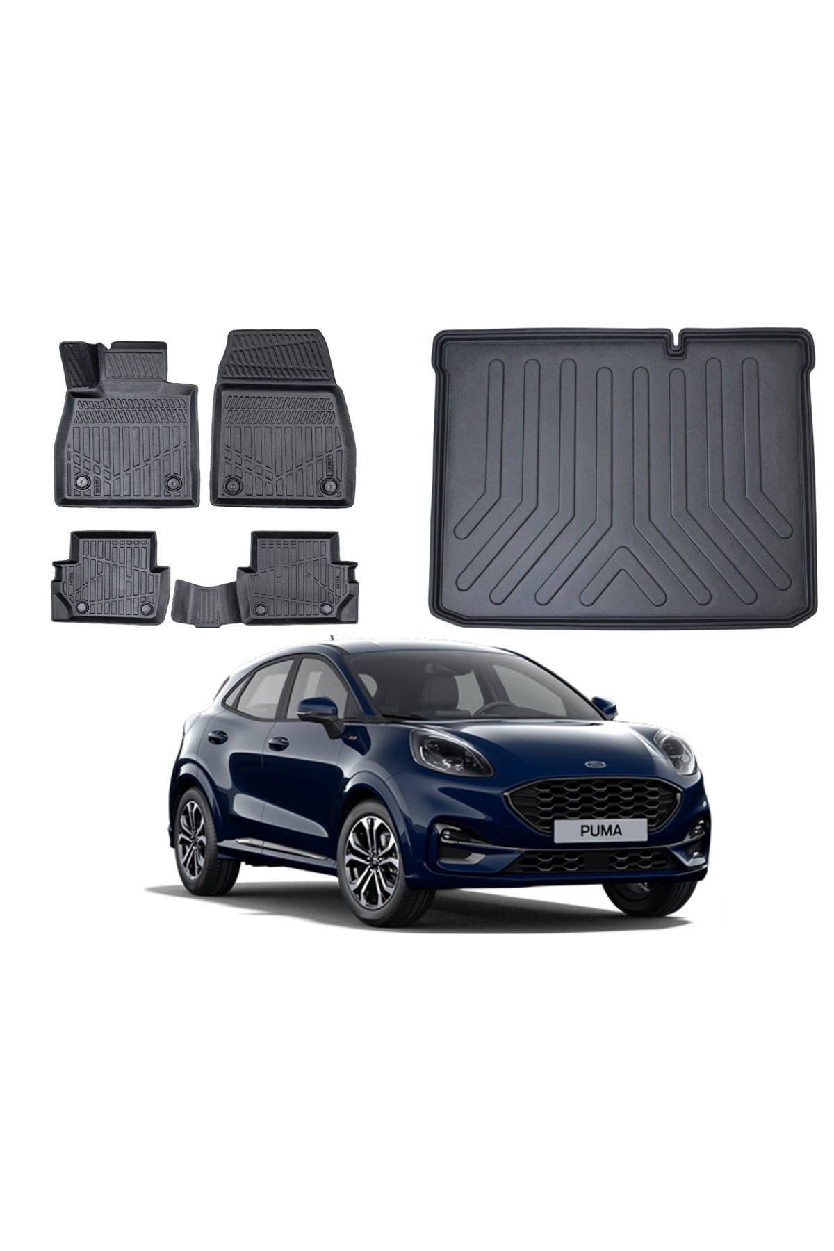 Ford Puma 2019 Model Alt Bagaj Havuzu Paspas Takımı Maxi Eva Serisi