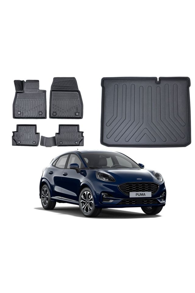 Ford Puma 2023 Model Alt Bagaj Havuzu Paspas Takımı Eva Serisi