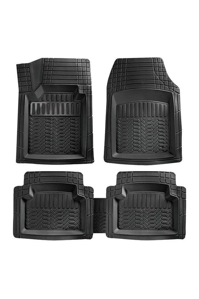Land Rover Range Rover Evoque 2011-2019 Bagaj Havuzu+3d Maximum Siyah Havuzlu Paspas Gri Kromajlı
