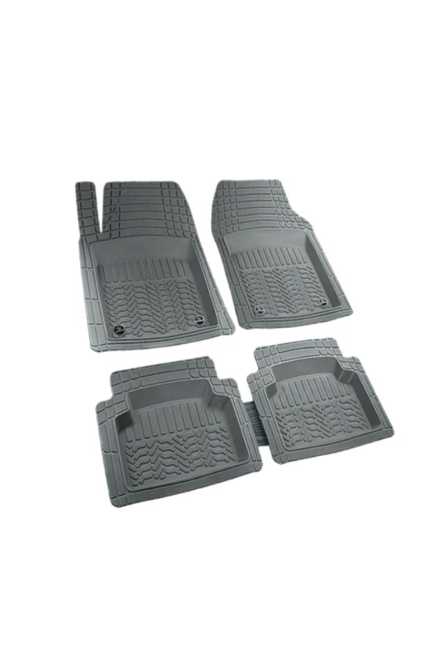 Rizline Chevrolet Aveo Sedan 2012 Sonrası Uyumlu Kokusuz 3d Bagaj Havuzu+3d Prof Gri Havuzlu Paspas