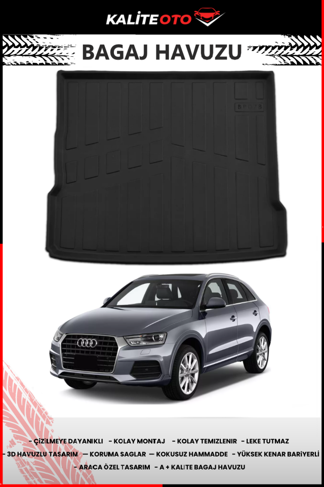 Audi Q3 2011-2018 4D Bagaj Havuzu