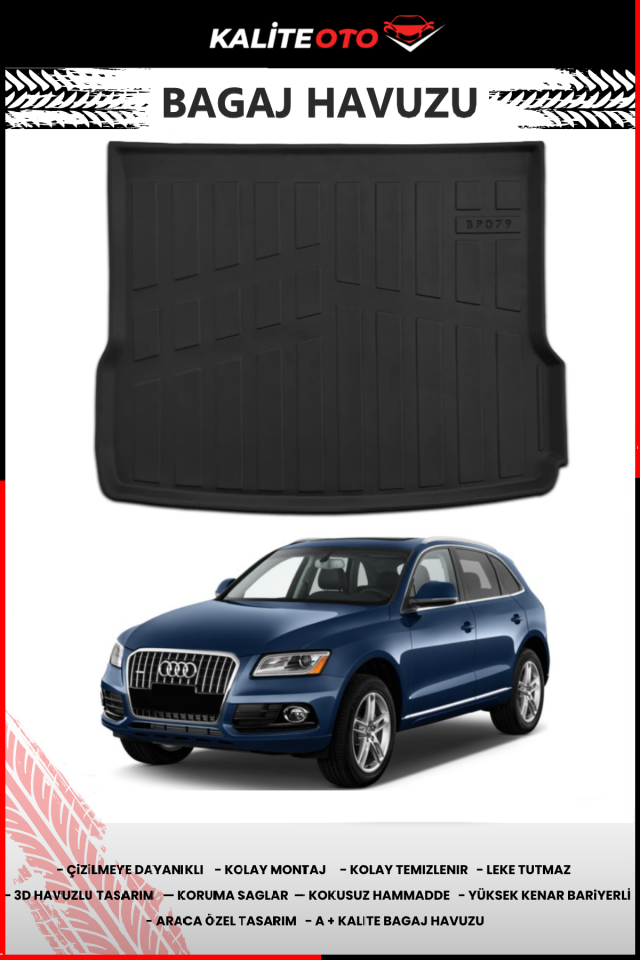 Audi Q5 2009-2017 4D Bagaj Havuzu