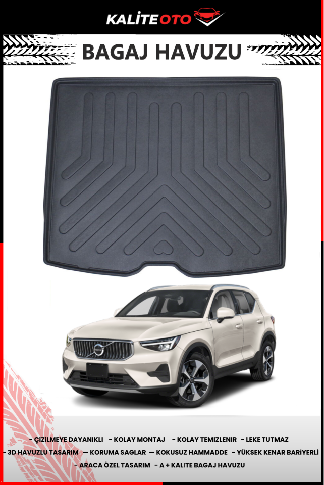 Volvo Xc-40 2018 Sonrası 4D Bagaj Havuzu