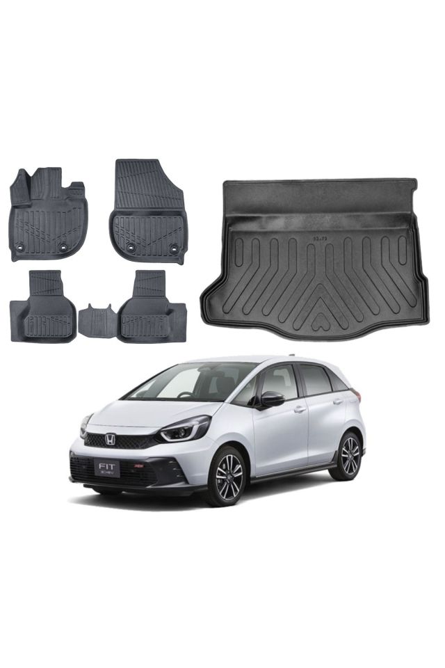 Honda Jazz 2024 Model Bagaj Havuzu Paspas Takımı Maxi Eva Serisi