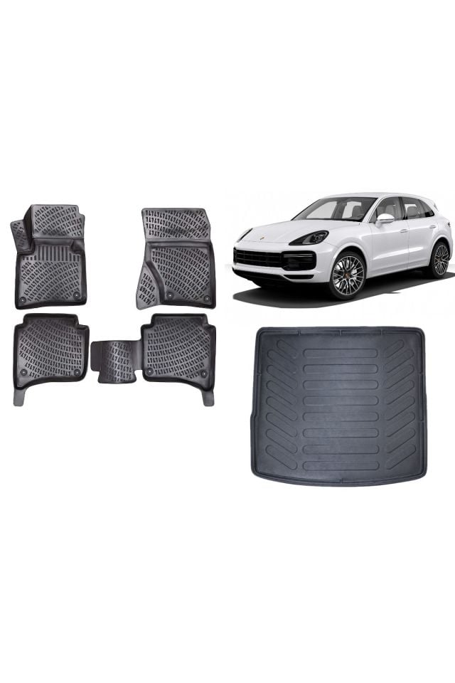 015 Model 3D Bagaj Havuzu+3D Havuzlu Araca Özel Paspas Takımı