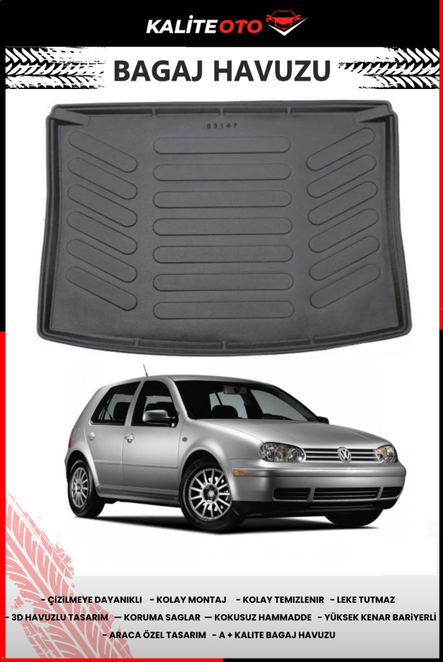 Volkswagen Golf 4 1998-2004 4D Bagaj Havuzu