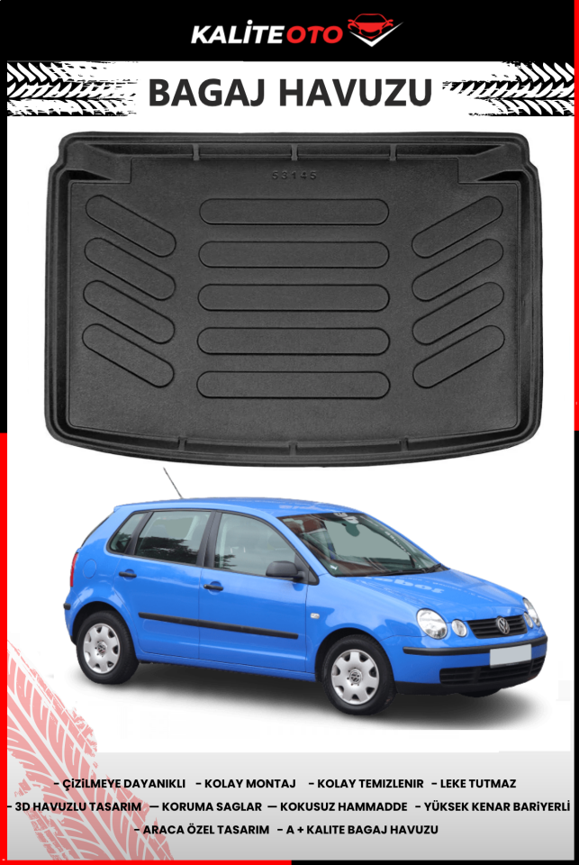 Volkswagen Polo 2002-2008 4D Bagaj Havuzu
