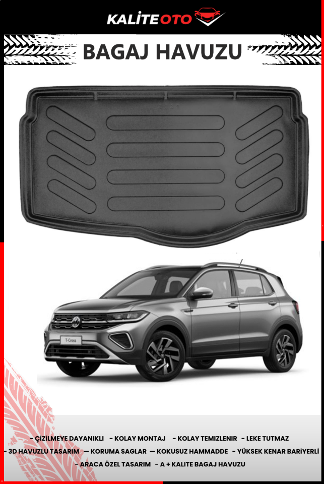 Volkswagen T-Cross Alt Kademe 4D Bagaj Havuzu