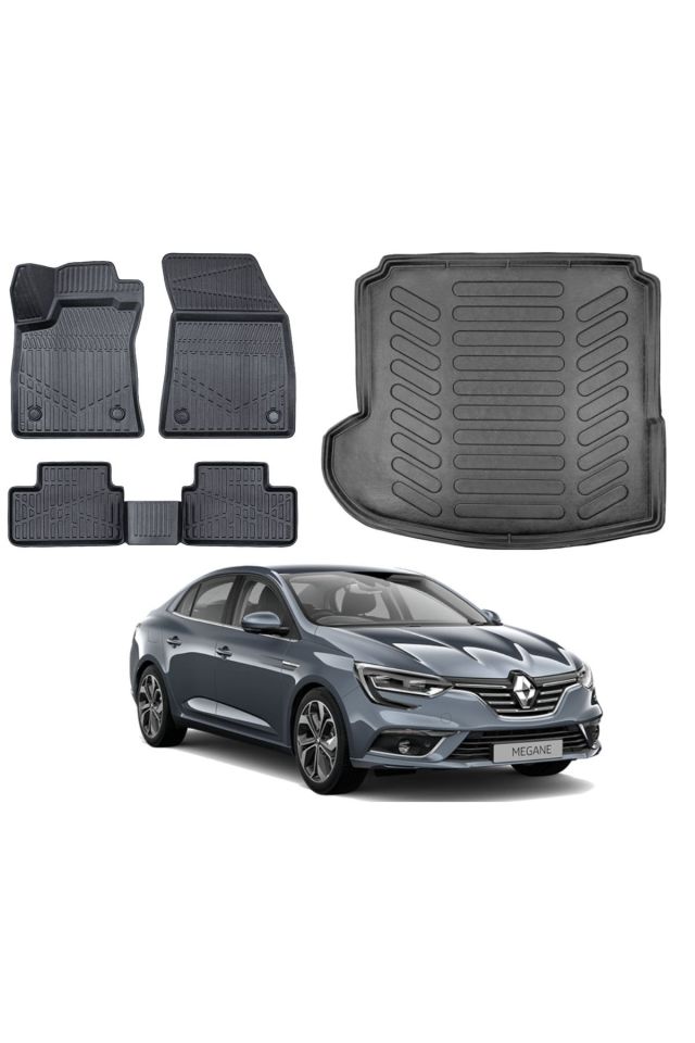 Renault Megane 4 2025 Model Sol Kulak Bagaj Havuzu Paspas Takımı Eva Serisi