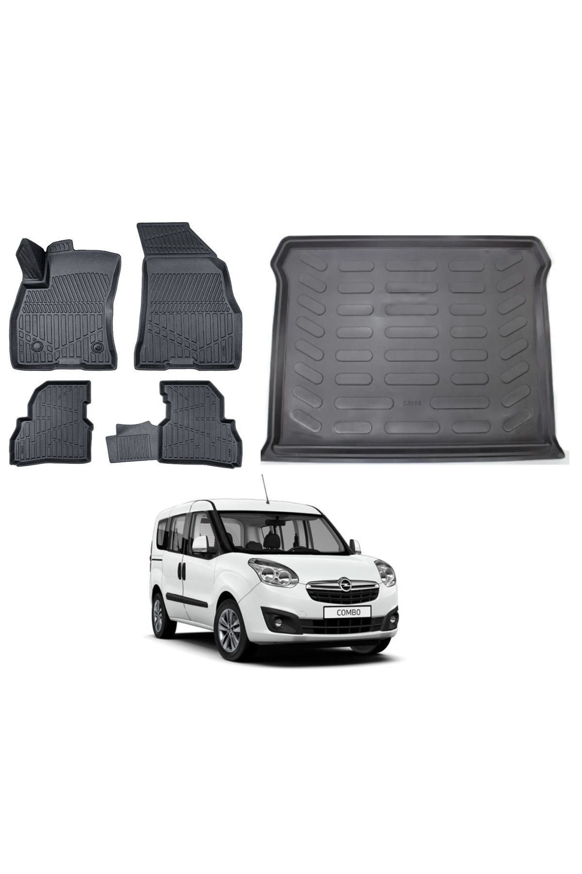 Opel Combo 2012 Model Bagaj Havuzu Paspas Takımı Maxi Eva Serisi