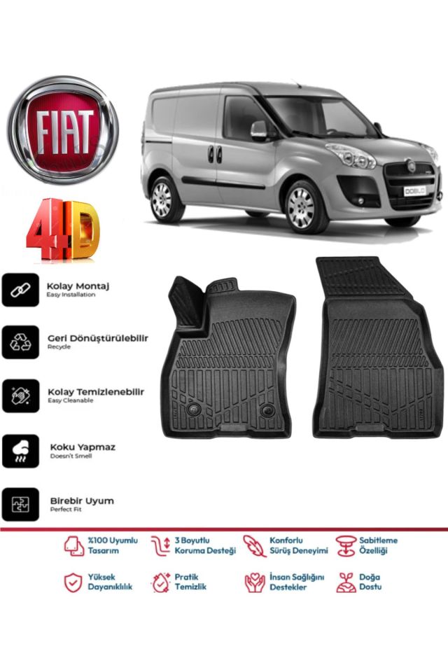 Fiat Doblo Panelvan 2010 Model 4D Havuzlu Paspas