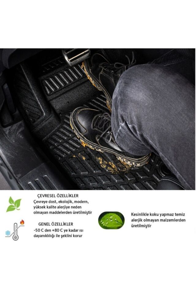 Citroen C3 Aircross 2025 Ve Sonrası 4D Bagaj Havuzu+4D Havuzlu Paspas Seti