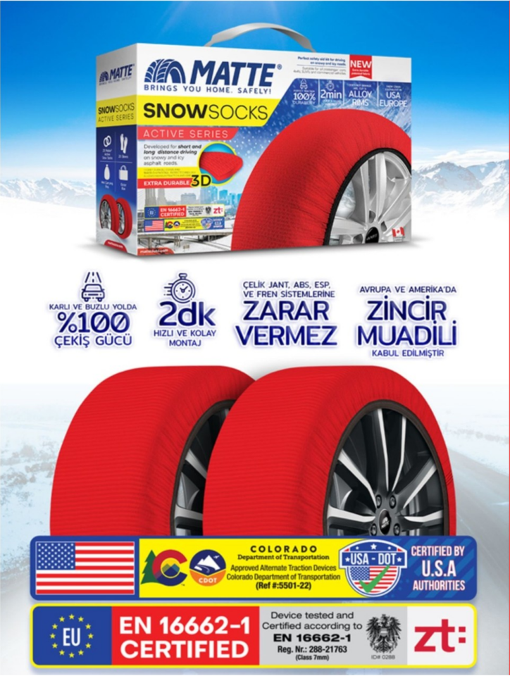 MATTE KAR çORABI ACTIVE SMALL