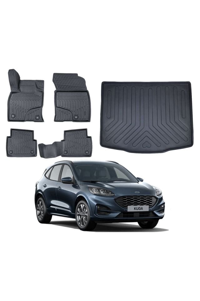 Ford Kuga 2022 Model Bagaj Havuzu Paspas Takımı Eva Serisi