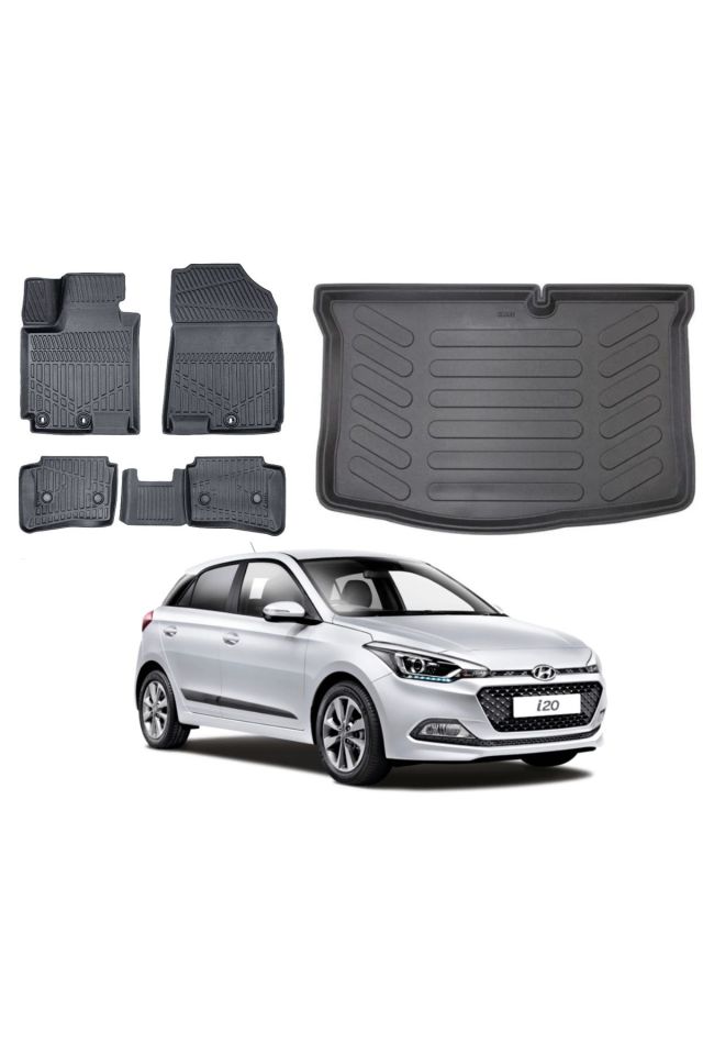 Hyundai İ20 2014 Model Bagaj Havuzu Paspas Takımı Maxi Eva Serisi