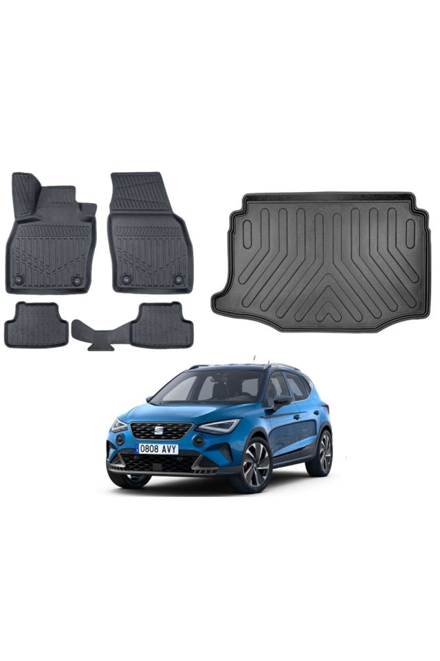 Seat Arona 2020 Model Alt Bagaj Havuzu Paspas Takımı Pro Eva Serisi
