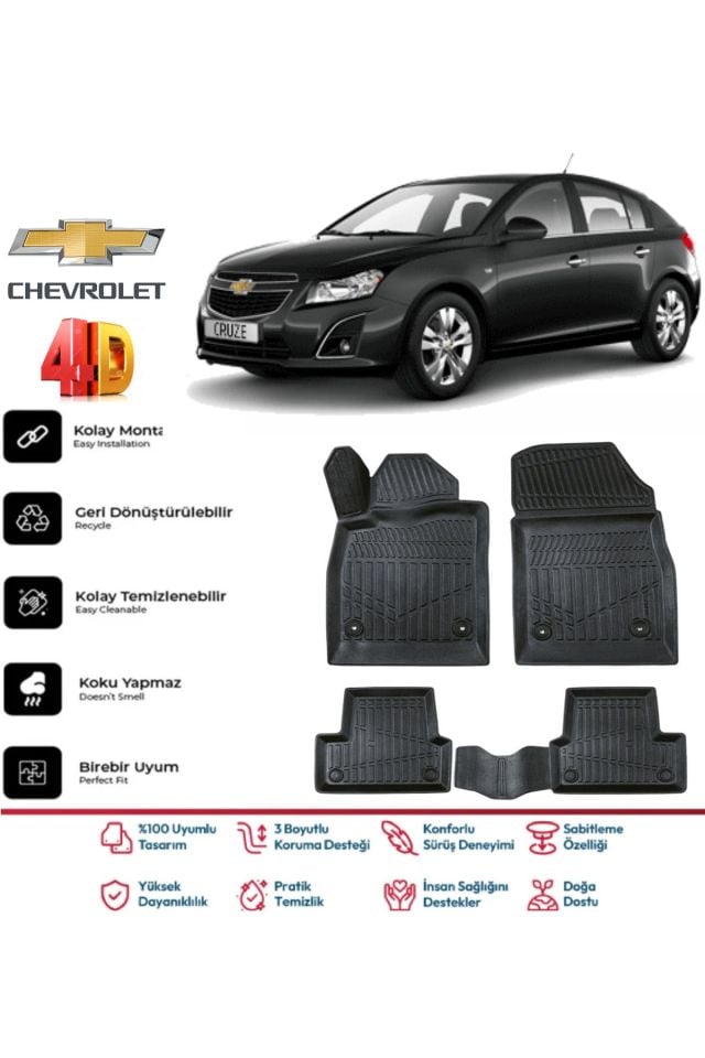 Chevrolet Cruze Hatchback 2010 Model 4D Havuzlu Paspas