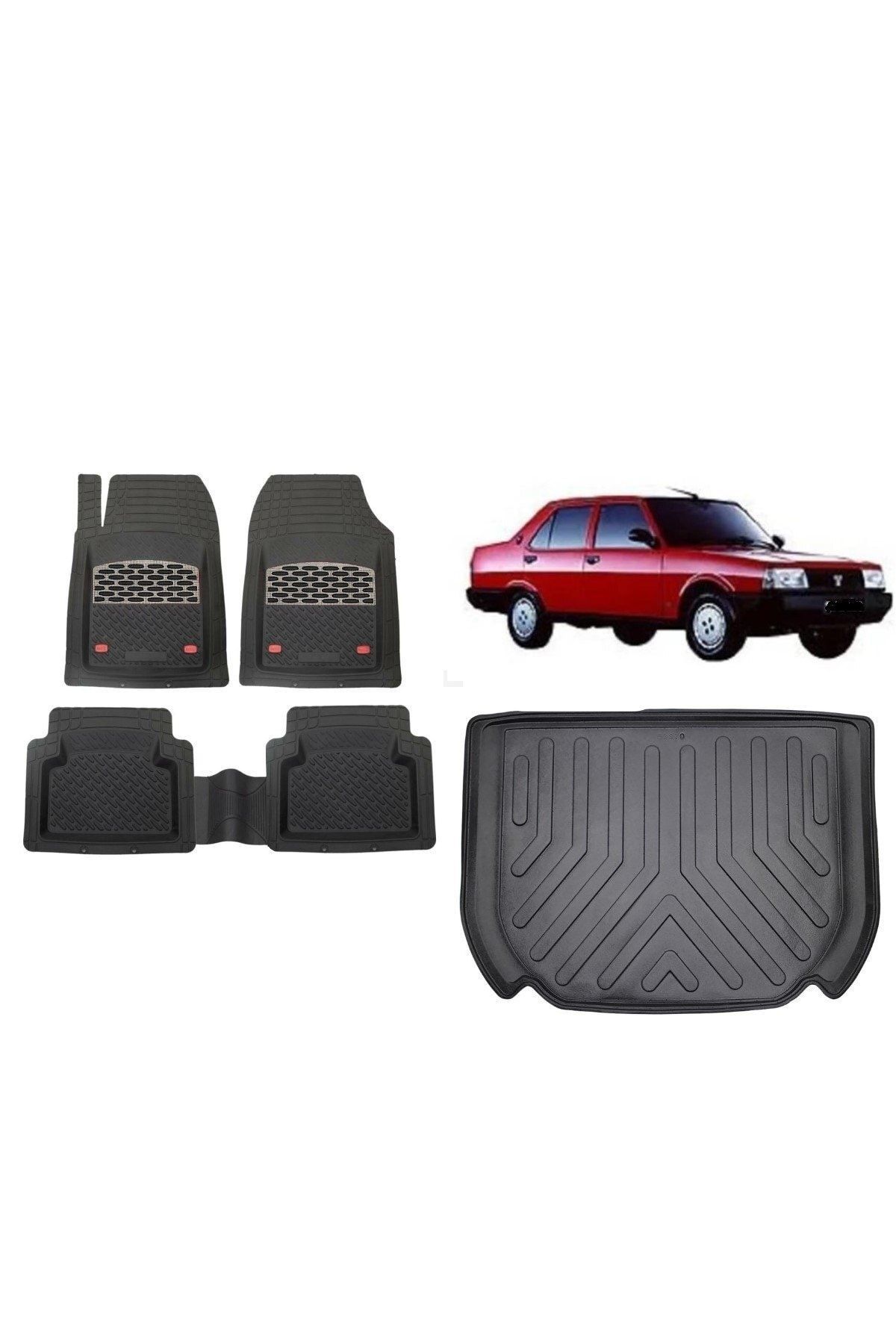 Şahin Doğan 2000 Model 3d Bagaj Havuzu+3d Gri Kromlu Havuzlu Paspas Takımı