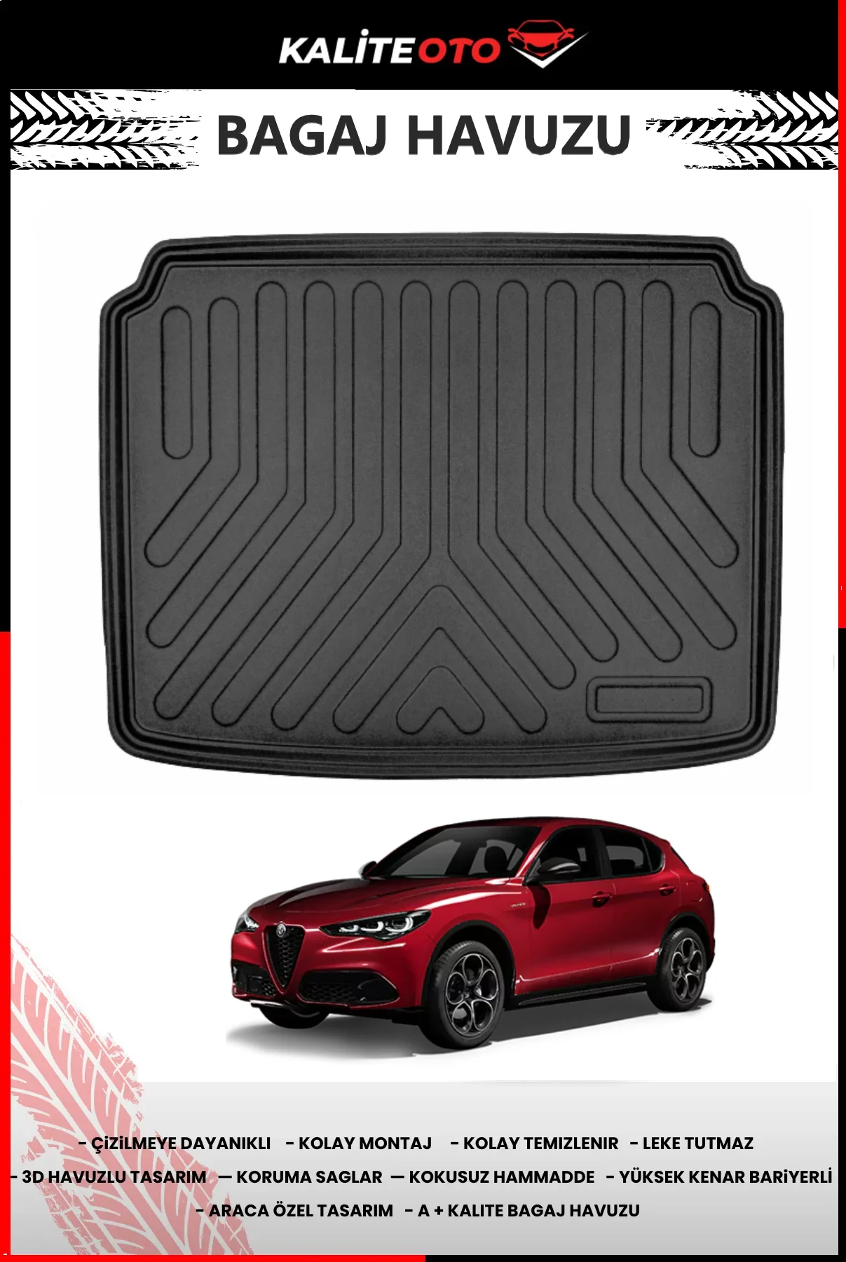 Alfa Romeo Tonale 2022 Sonrası Alt Bagaj Havuzu