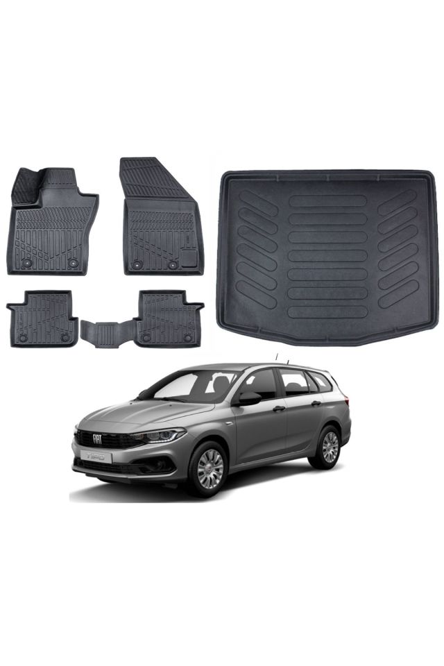 Fiat Egea Station Vagon 2017 Model Alt Bagaj Havuzu Paspas Takımı Pro Eva Serisi