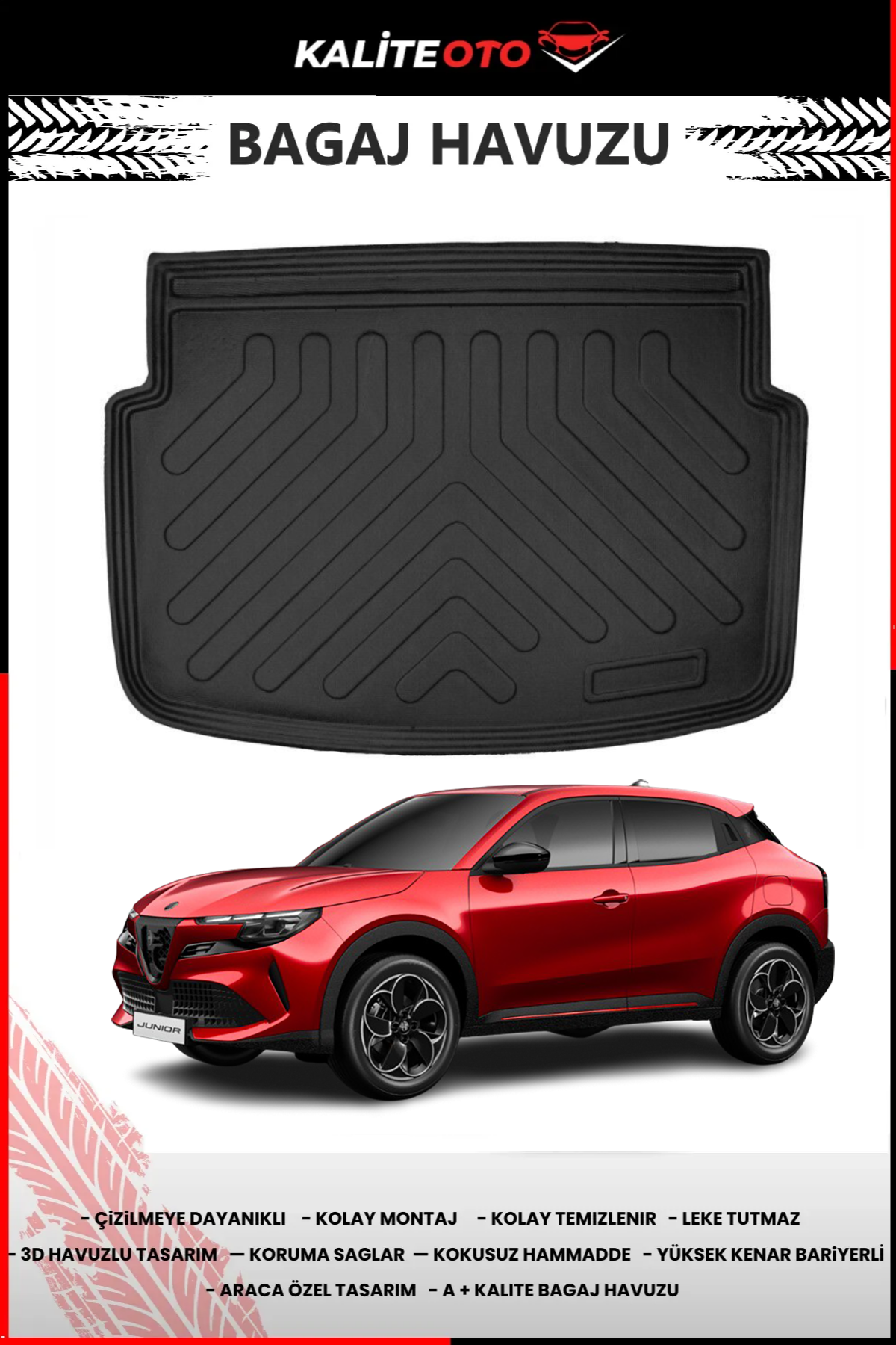 Alfa Romeo Junior İbrida 2024 Sonrası Alt Bagaj Havuzu