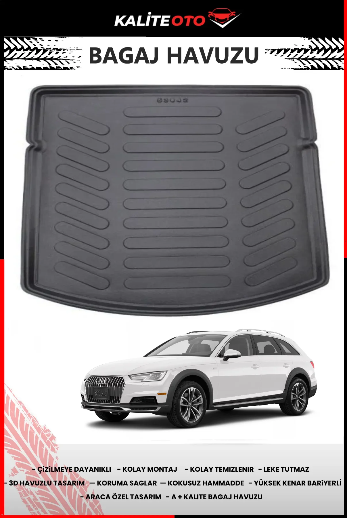 Audi A4 2015 Sonrası Station Vagon Bagaj Havuzu