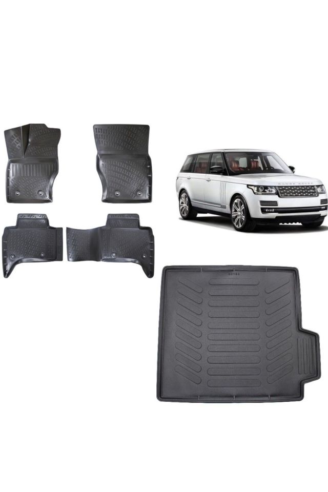 Land Rover Range Rover Voque 2018 Model 3D Bagaj Havuzu+3D Havuzlu Araca Özel Paspas Takımı