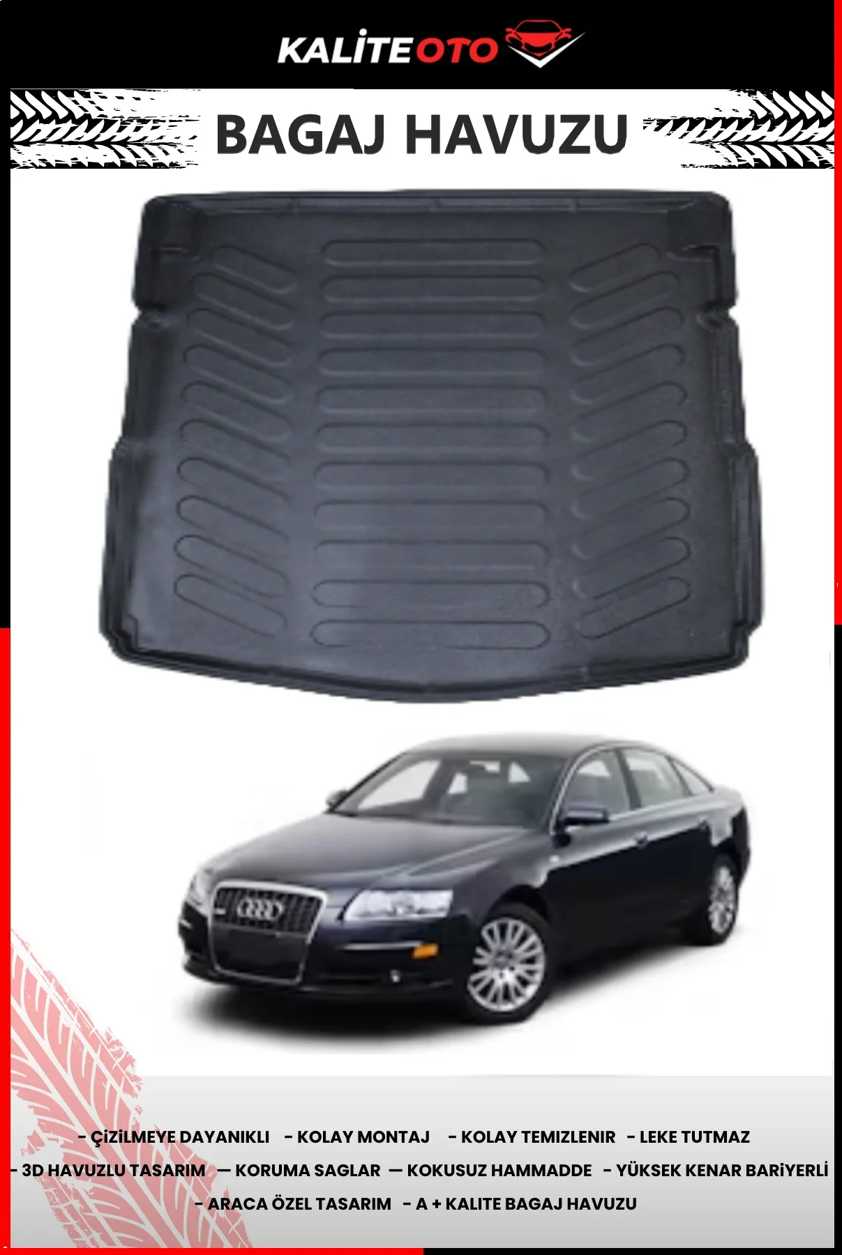 Audi A6 2004-2011 Sedan Bagaj Havuzu