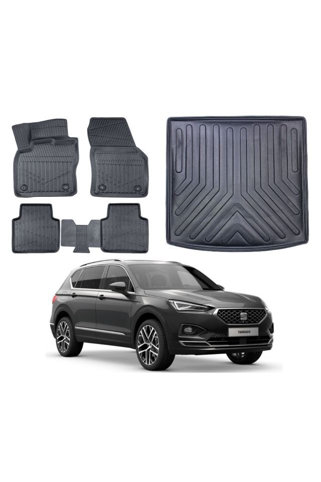 Seat Taracco 2021 Model 5 Koltuk Bagaj Havuzu Paspas Takımı Pro Eva Serisi