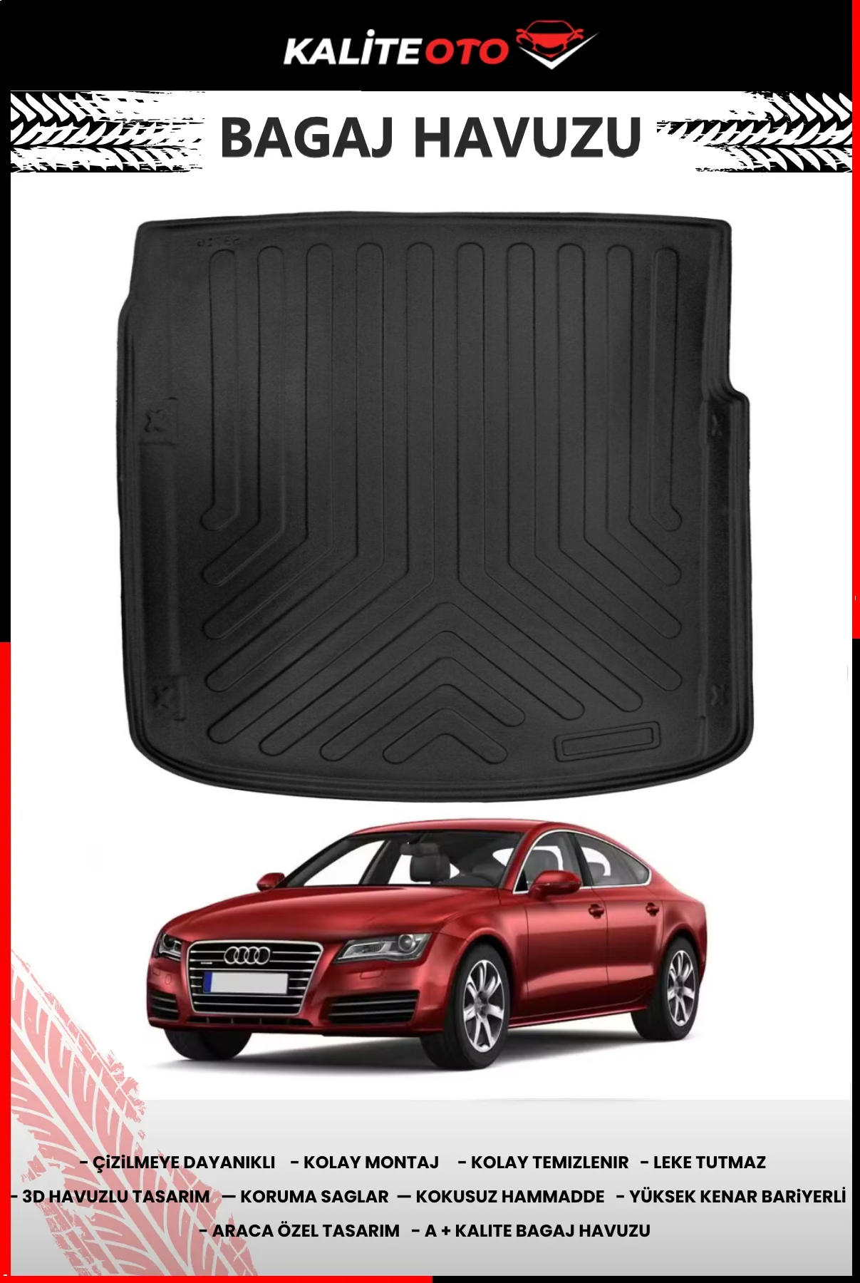 Audi A7 2010-2018 Sedan Bagaj Havuzu