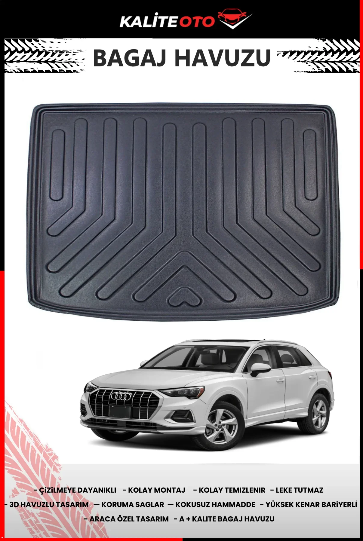 Audi Q3 2018-2024 Bagaj Havuzu