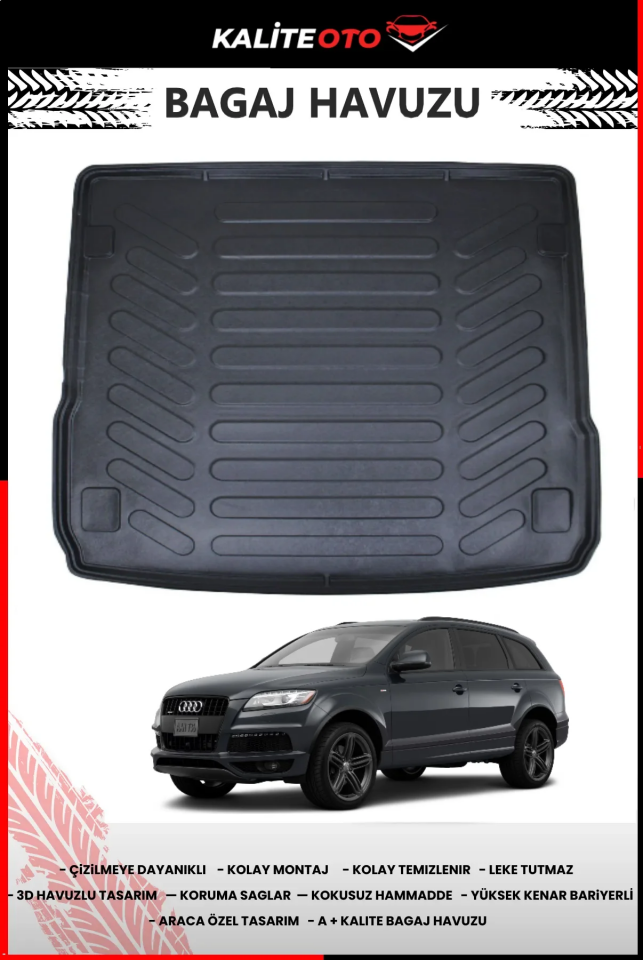 Audi Q7 2006-2015 Bagaj Havuzu