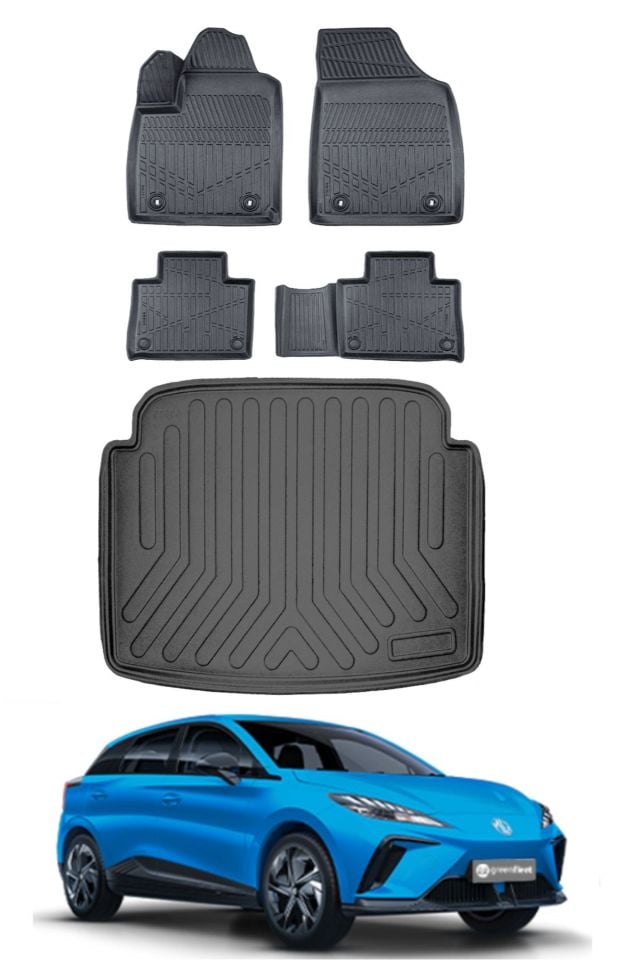 MG4 2023 Model Luxury Paket Bagaj Havuzu Araca Özel Siyah Paspas Takımı