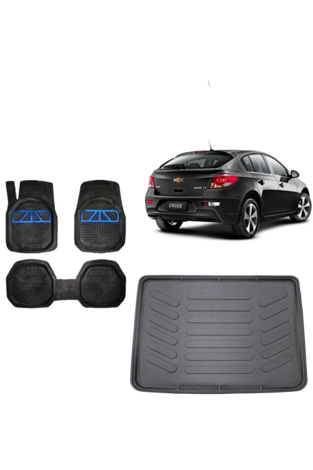 Chevrolet Cruze Hatchback 2014 Model Uyumlu 3d Bagaj Havuzu+3d Havuzlu Paspas Takımı