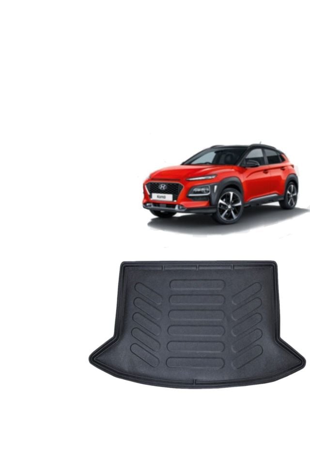 Hyundai Kona 2019 Model (ÇİFT CEPLİ) 3D Bagaj Havuzu