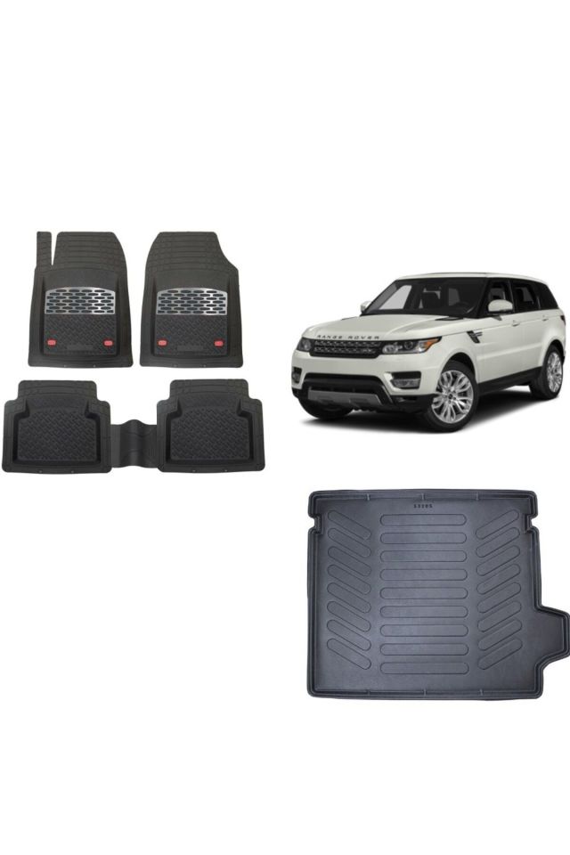Land Rover Ranger Rover Sport 2014 Model 3D Bagaj Havuzu+3D Havuzlu Safirr Gri Kromlu Paspas
