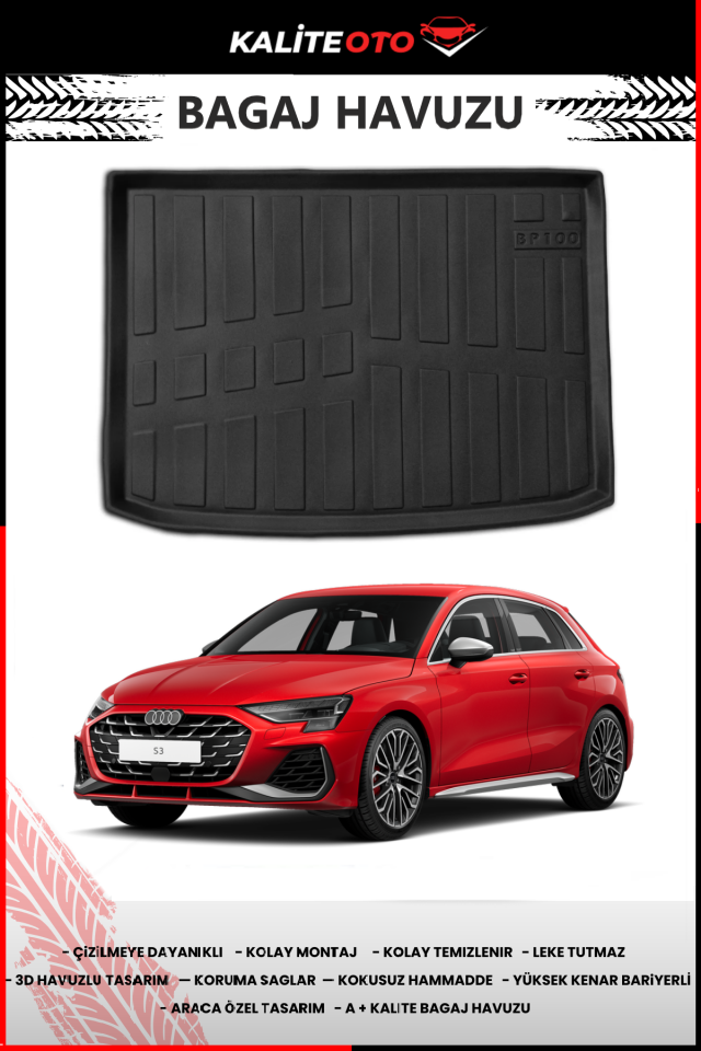 Audi A3 Hatchback Bagaj Havuzu 2021 Sonrası