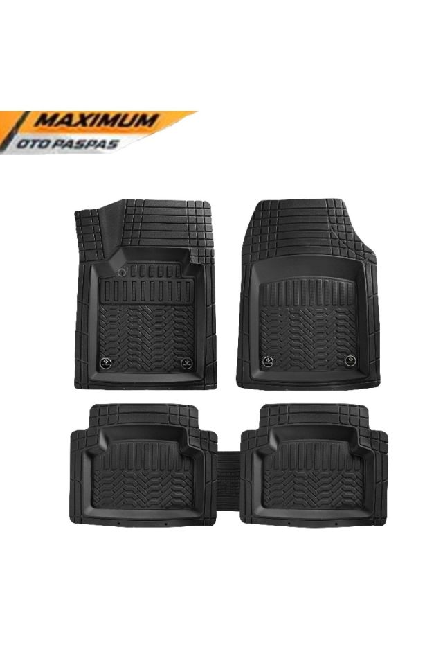 Renault Laguna 2 Uyumlu Kokusuz 3d Bagaj Havuzu+3d Maximum Siyah Havuzlu Paspas