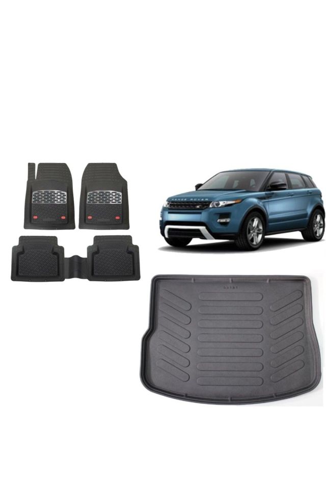 Land Rover Range Rover Evoque 2016 Model Bagaj Havuzu+3D Havuzlu SSafir Karbon Kromlu Paspas