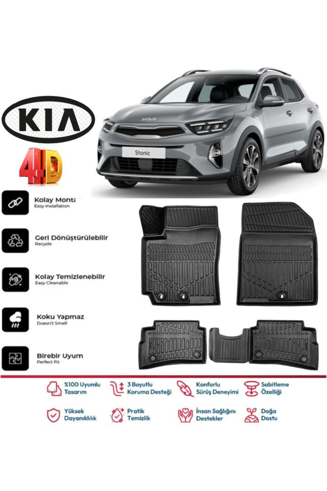 Kia Stonic 2020 Model 4D Havuzlu Paspas