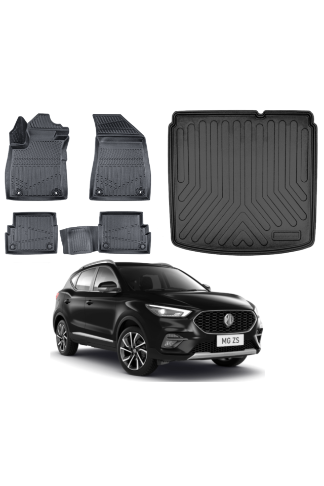 MG ZS Benzinli 2021 Model 3D Üst Bagaj Havuzu+3D Araca Özel Paspas Takımı