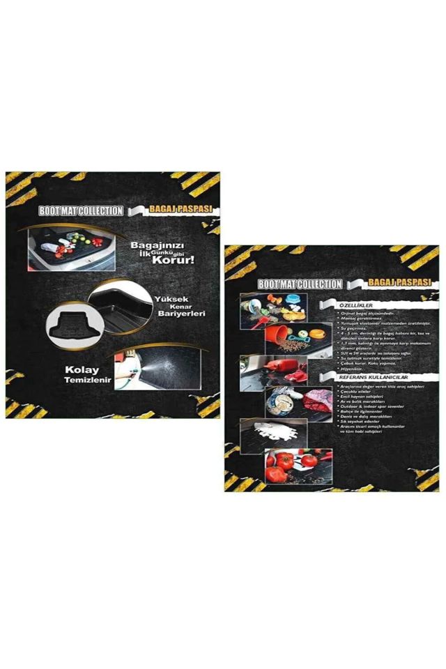 DS 7 Crossback 2021 Model Alt 3D Bagaj Havuzu+4D Havuzlu Paspas Seti