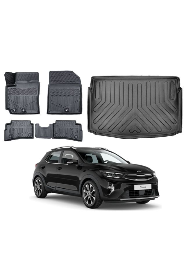 Kia Stonic 2019 Model Bagaj Havuzu Paspas Takımı Pro Eva Serisi