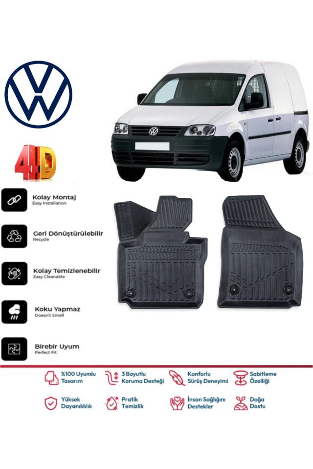 Volkswagen Caddy Panelvan 2007 Model 4D Havuzlu Paspas