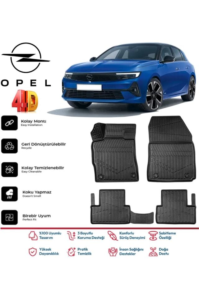 Opel Astra L 2022 Model 4D Havuzlu Paspas